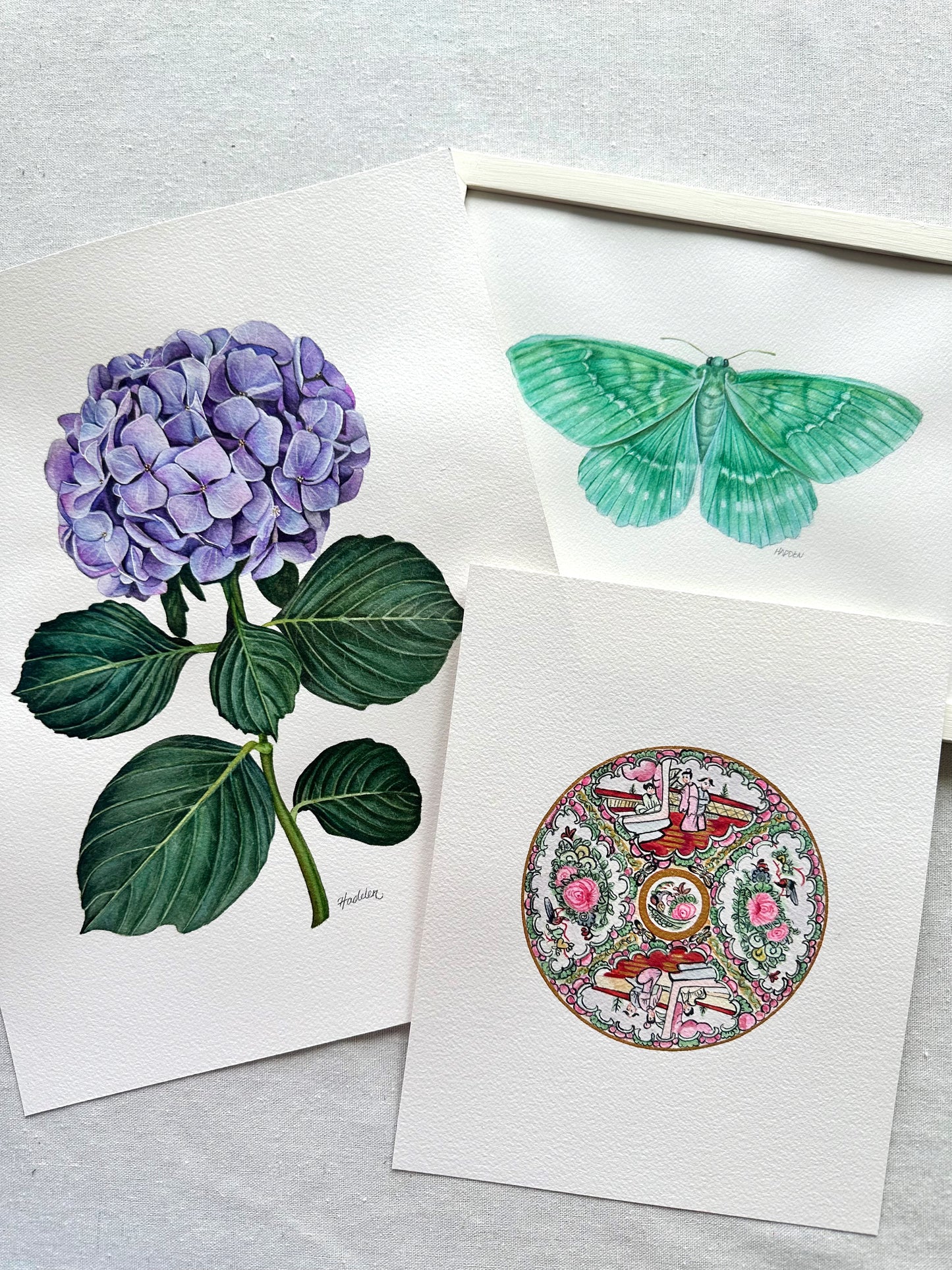 Purple Hydrangea | Original Painting