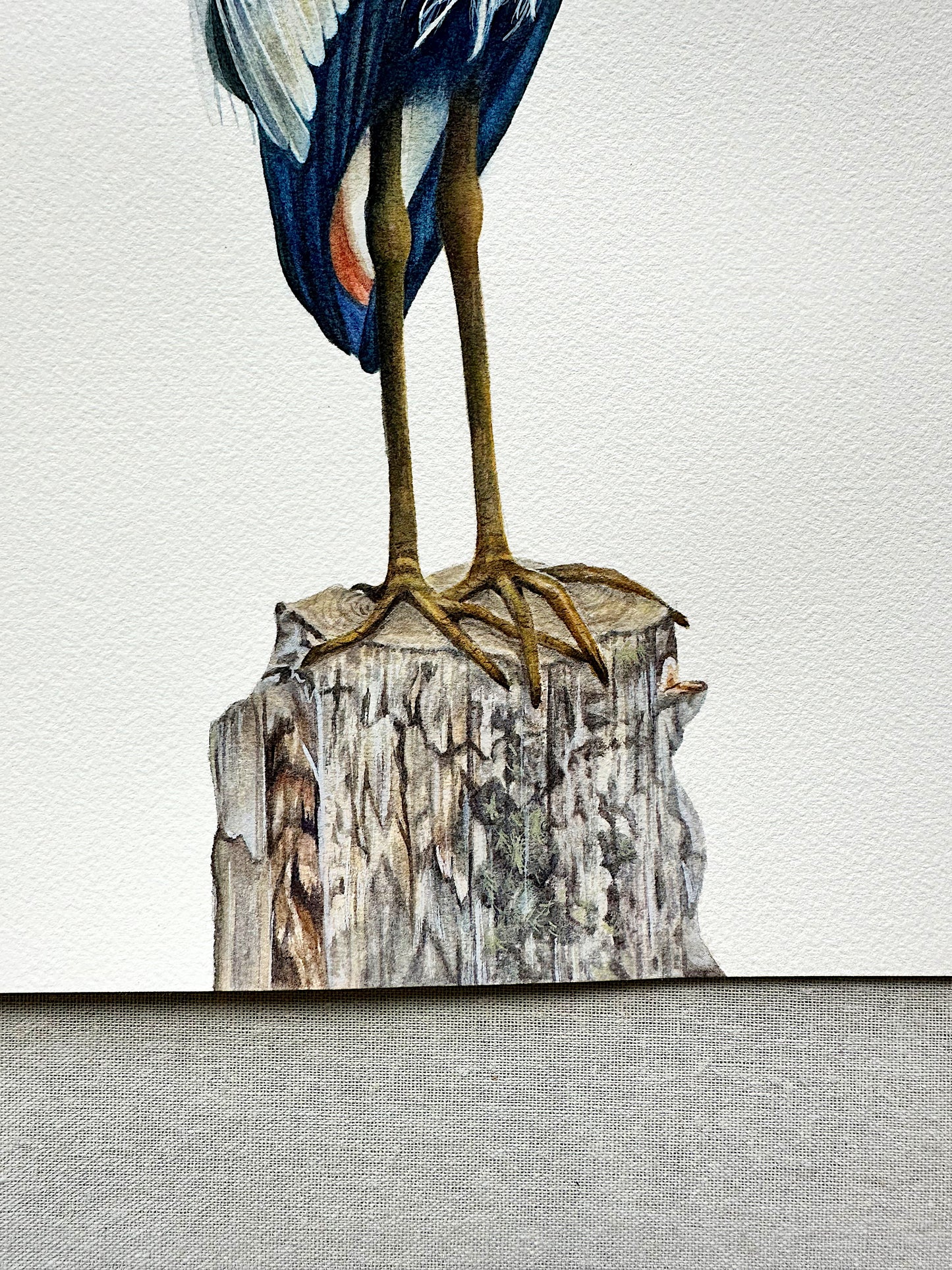 Great Blue Heron | Original Painting