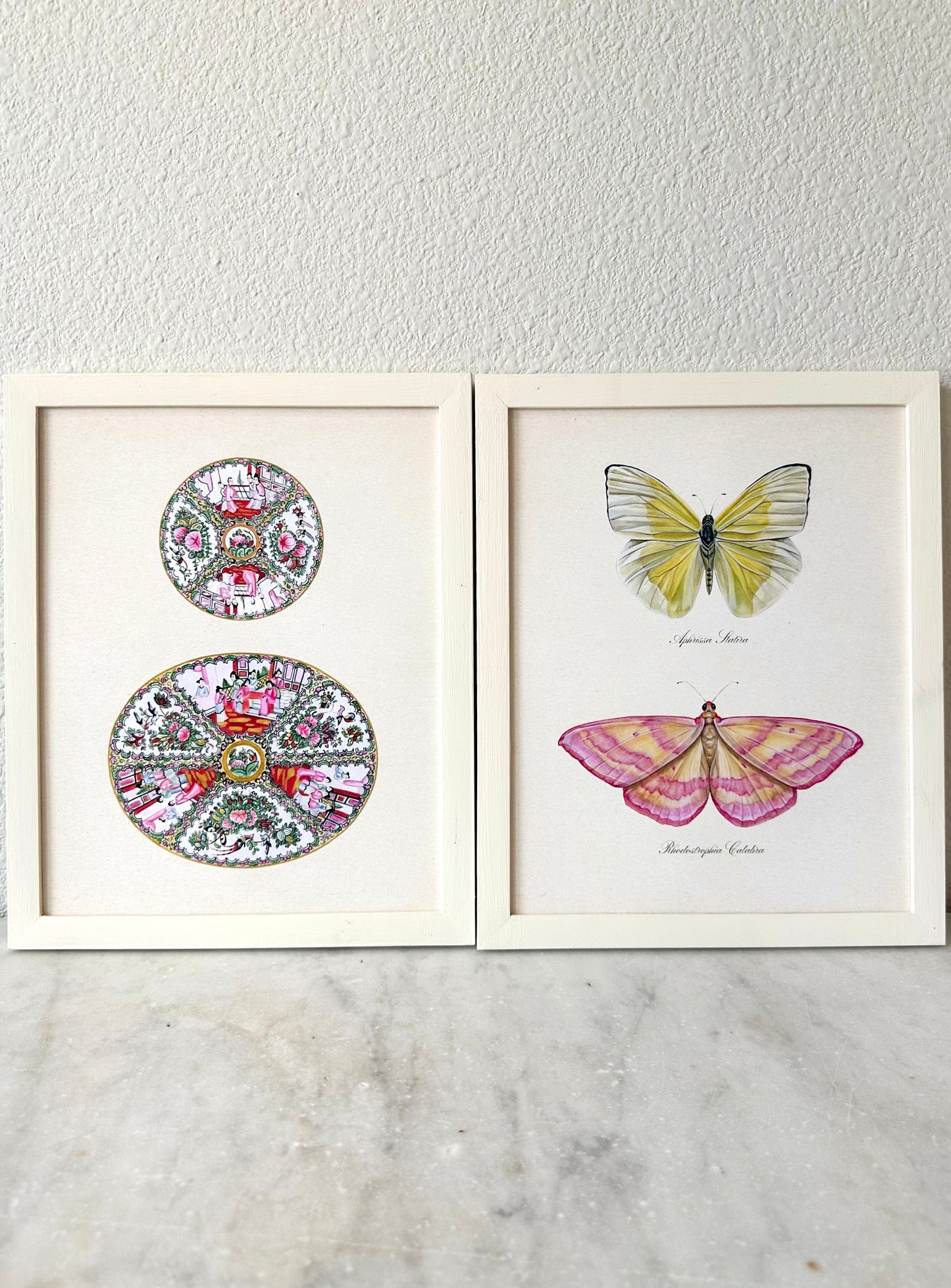 Small + Large Rose Medallion Print
