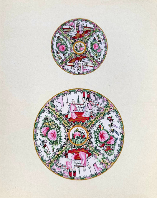 Small + Medium Rose Medallion Prints