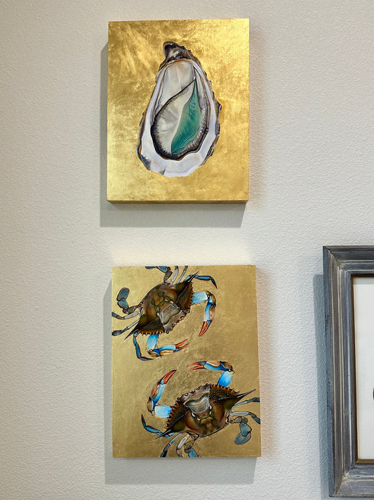 Original Gilded Blue Crabs
