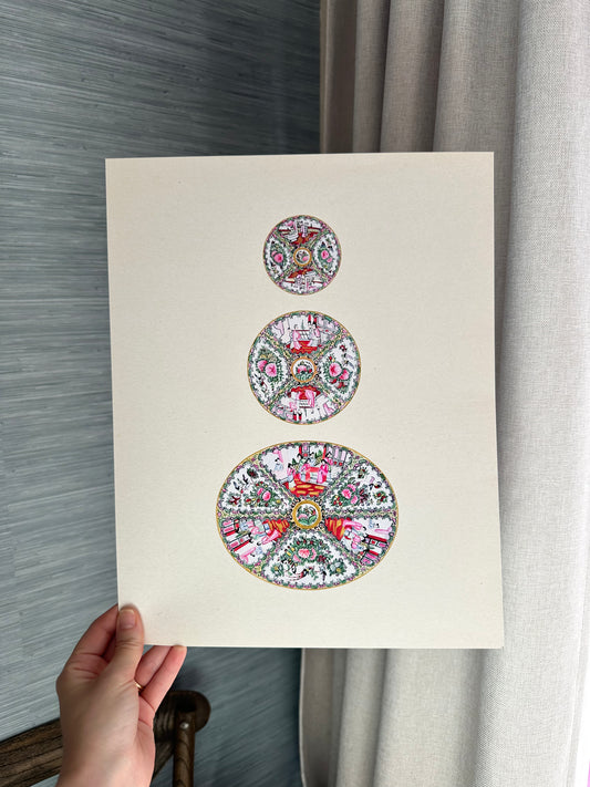 Chinoiserie Trio Print