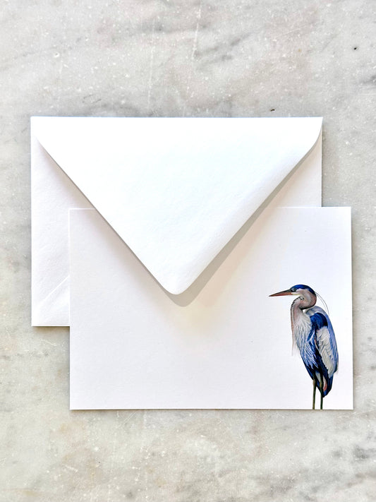 Great Blue Heron Stationery Set