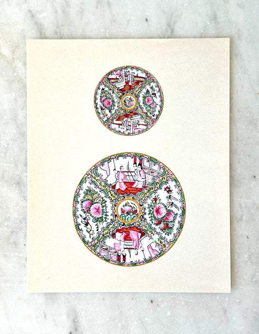 Small + Medium Rose Medallion Prints