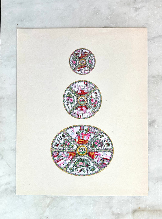Chinoiserie Trio Print