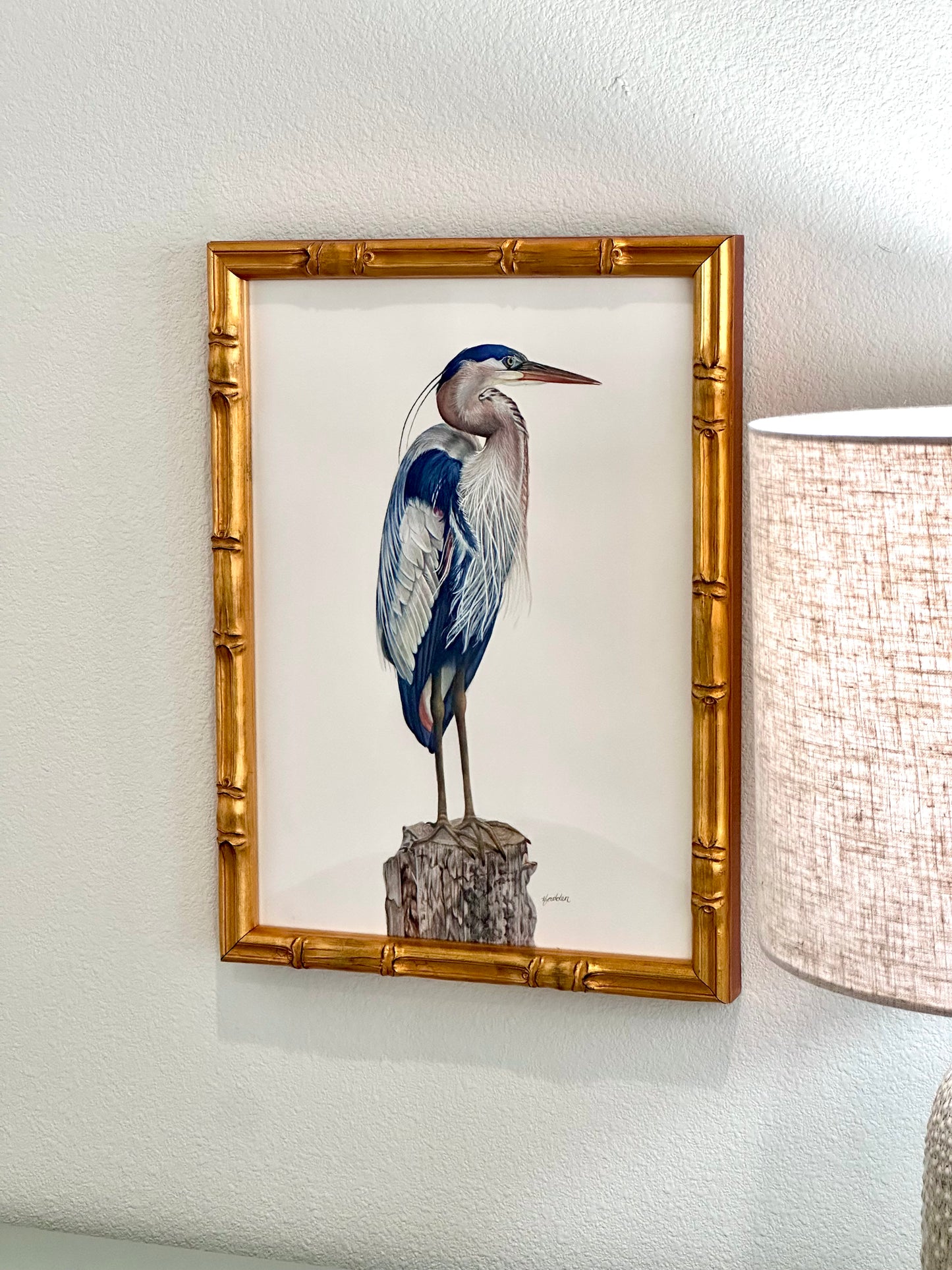 Original Great Blue Heron
