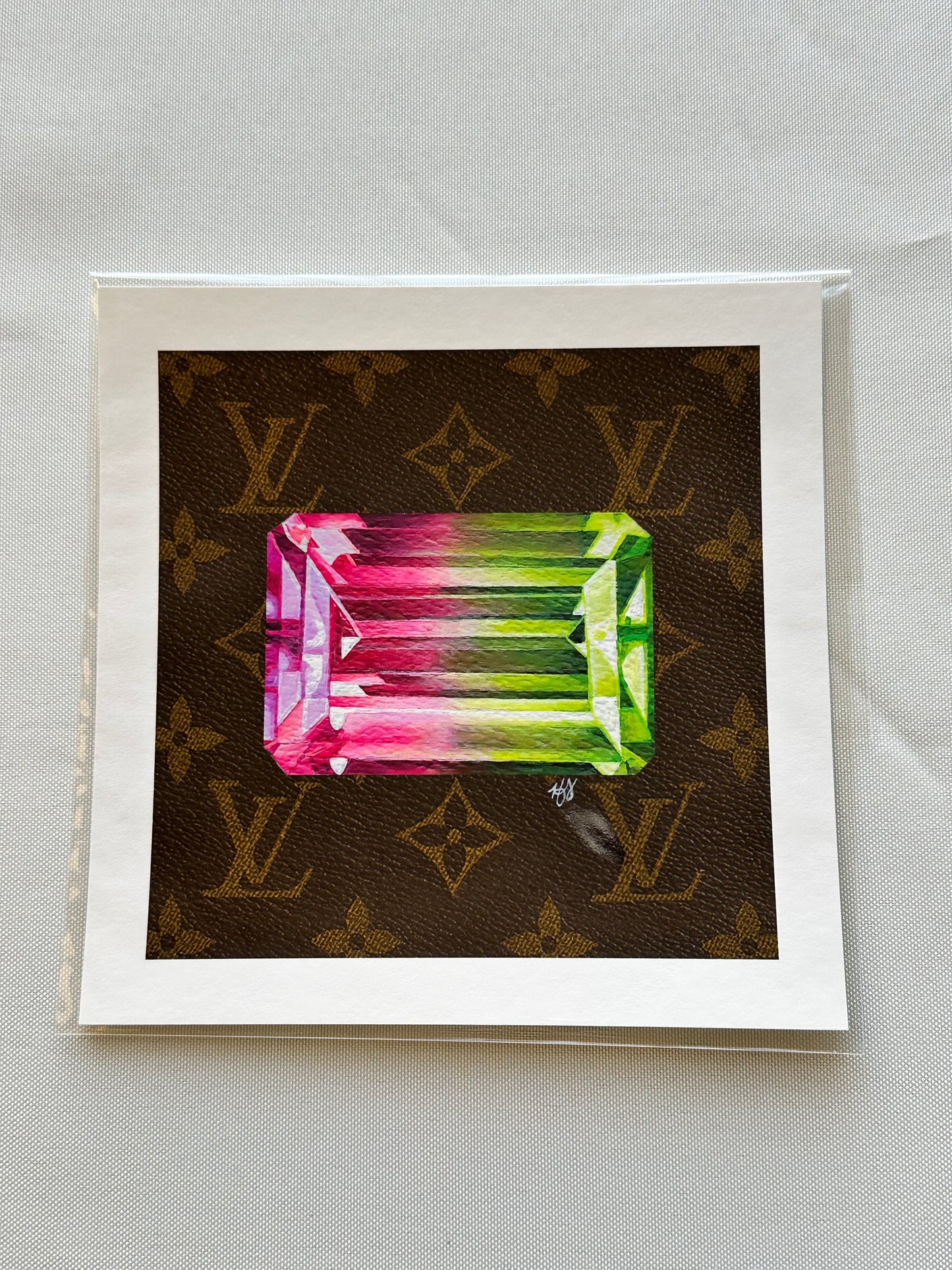 Watermelon Tourmaline #1 Print