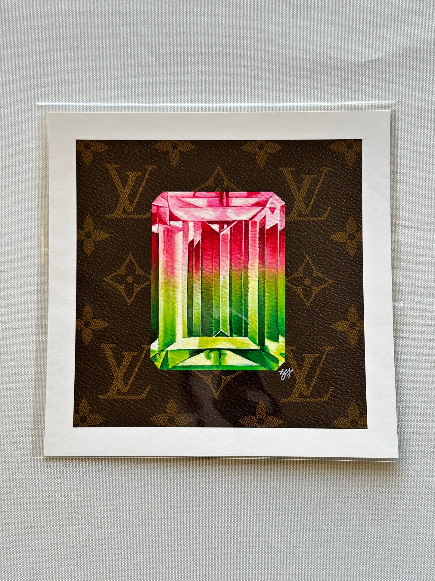 Watermelon Tourmaline #2 Print