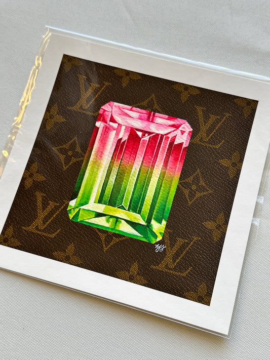 Watermelon Tourmaline #2 Print