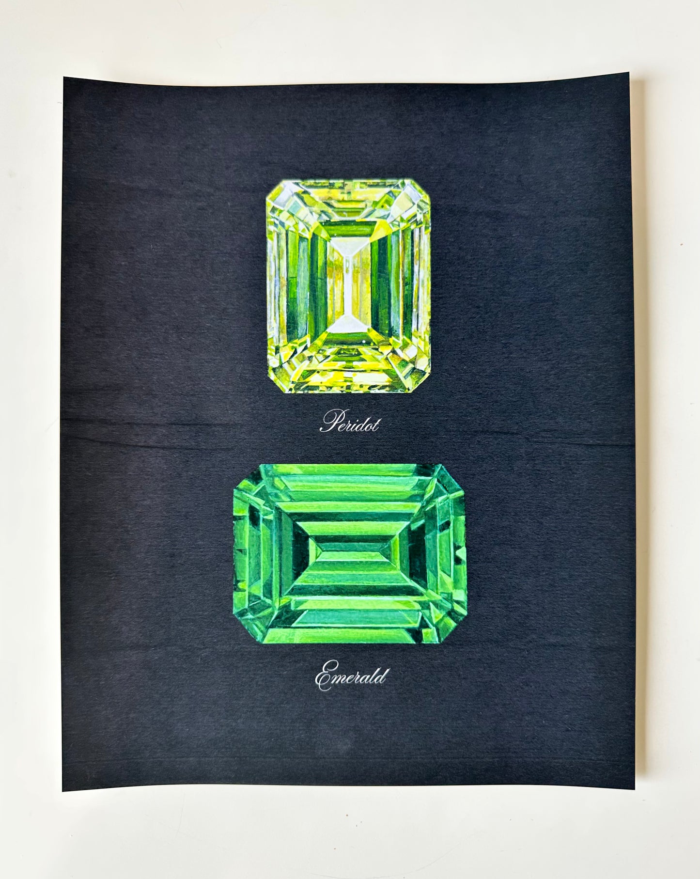 Peridot + Emerald Midnight Print
