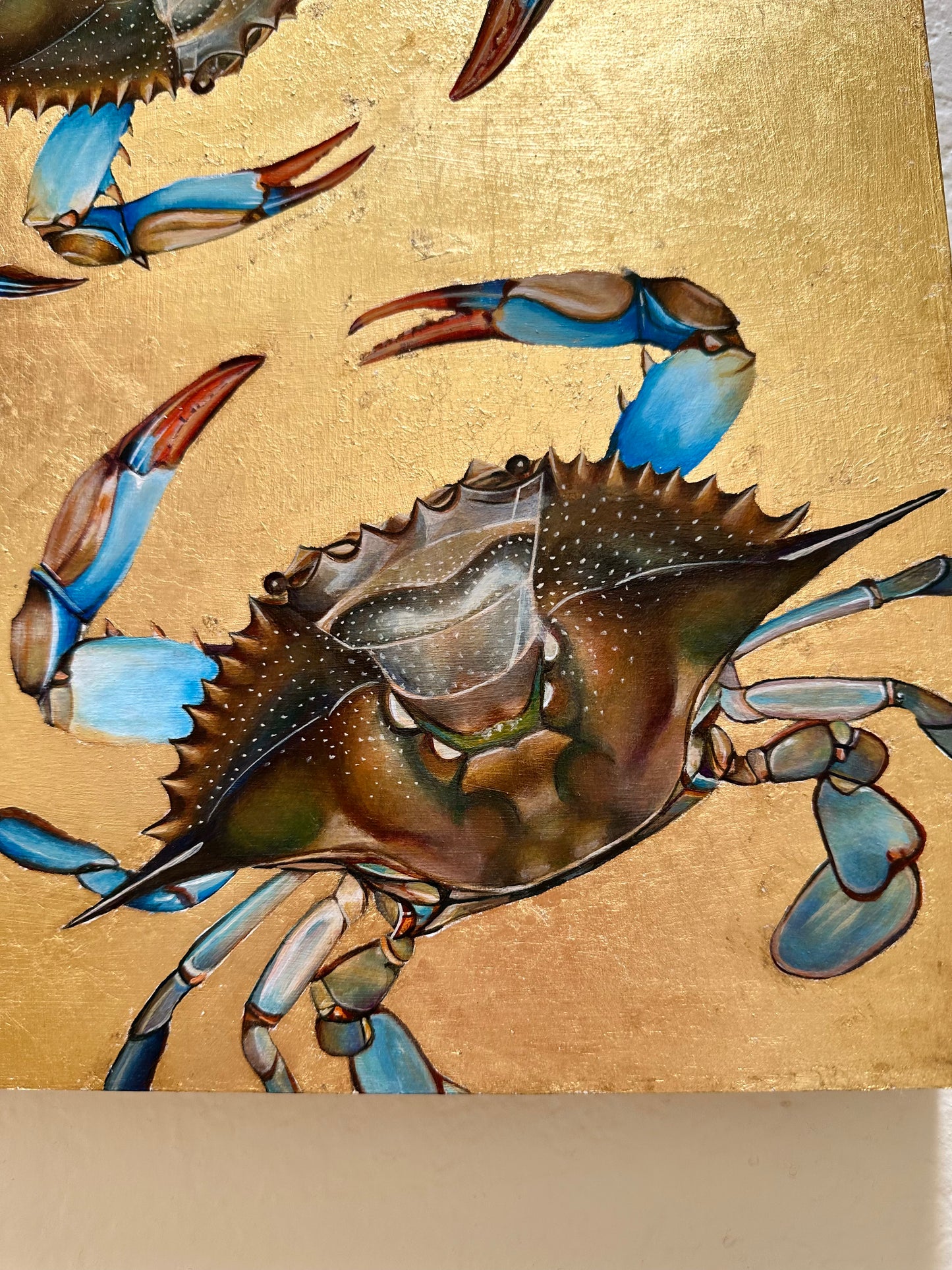 Original Gilded Blue Crabs