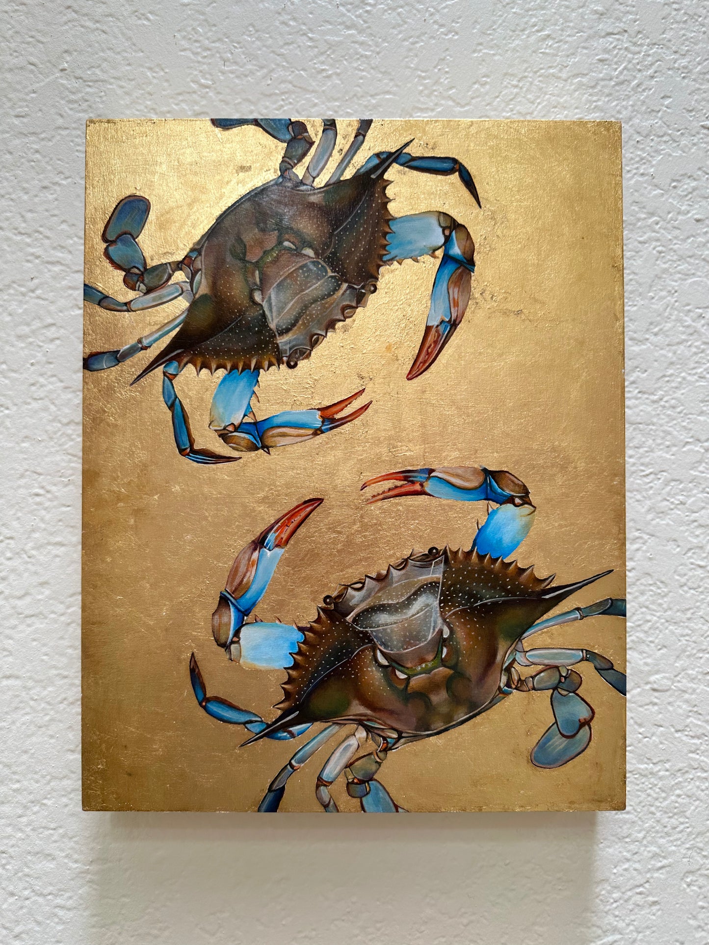 Original Gilded Blue Crabs