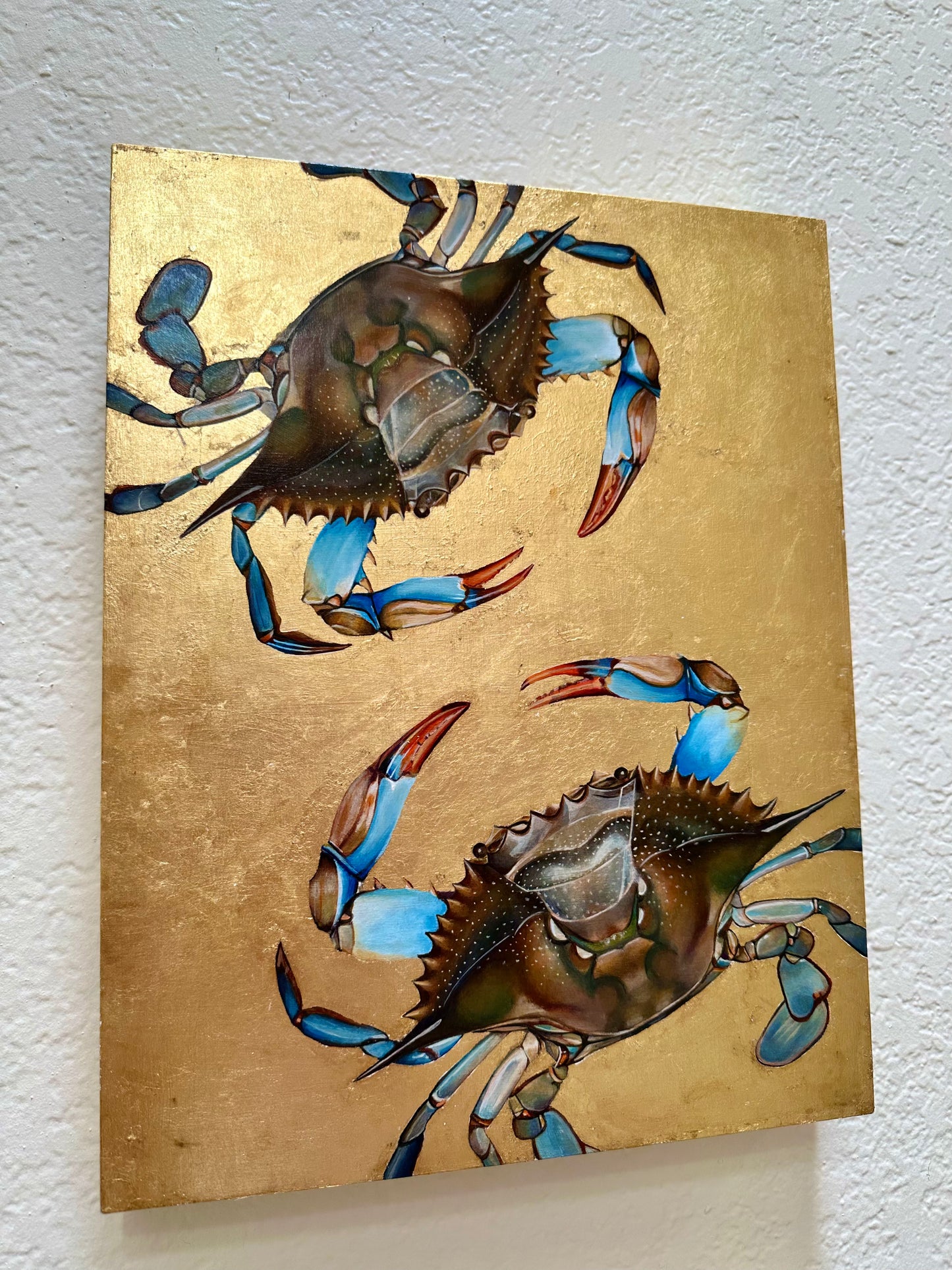 Original Gilded Blue Crabs