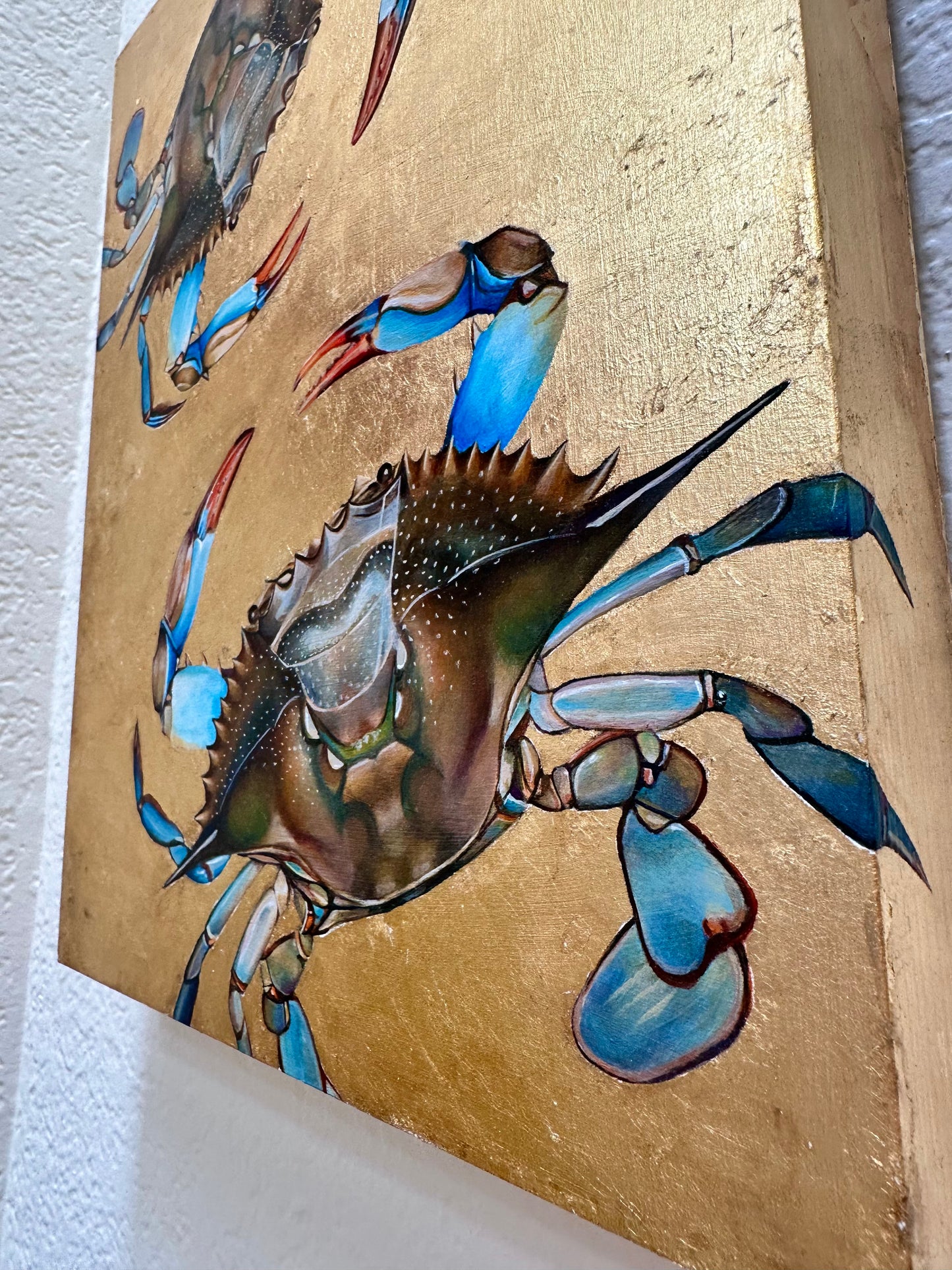 Original Gilded Blue Crabs