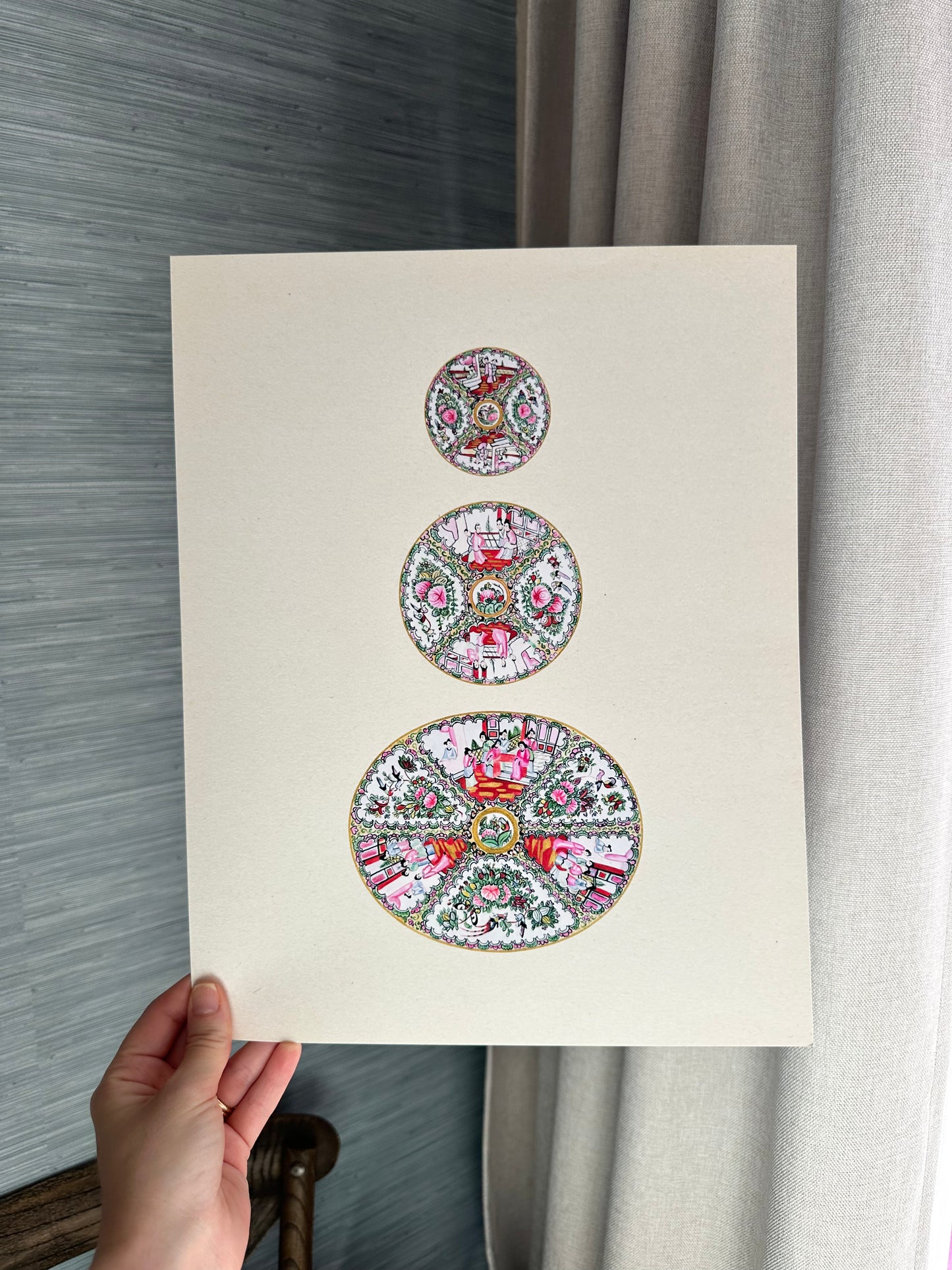 Chinoiserie Trio Print