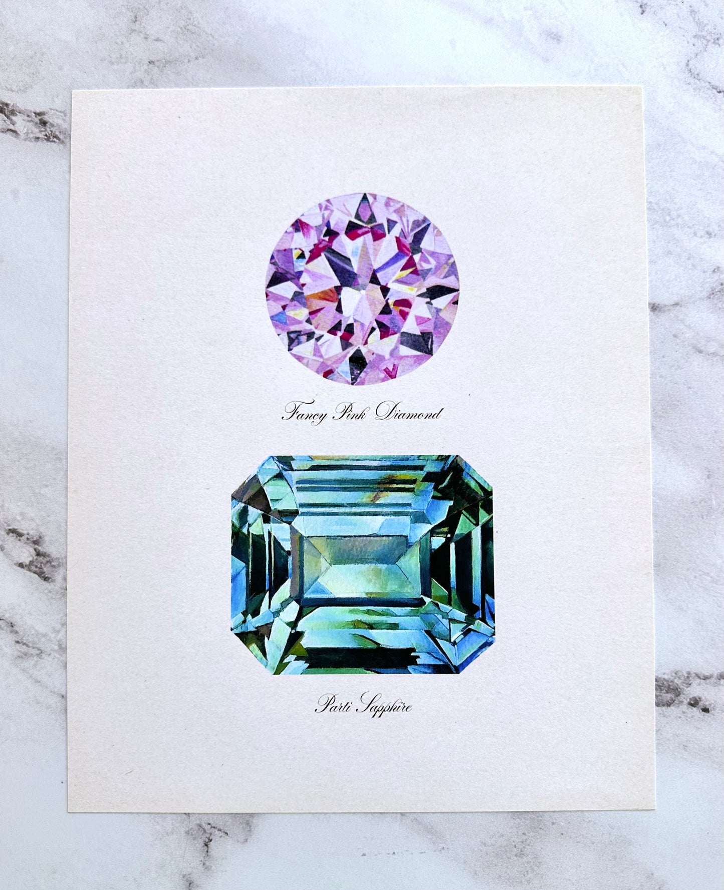 Pink Diamond + Partii Sapphire