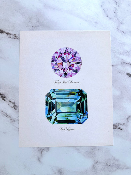 Pink Diamond + Partii Sapphire