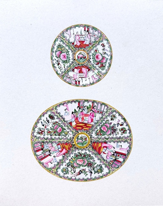 S+L Rose Medallion Print
